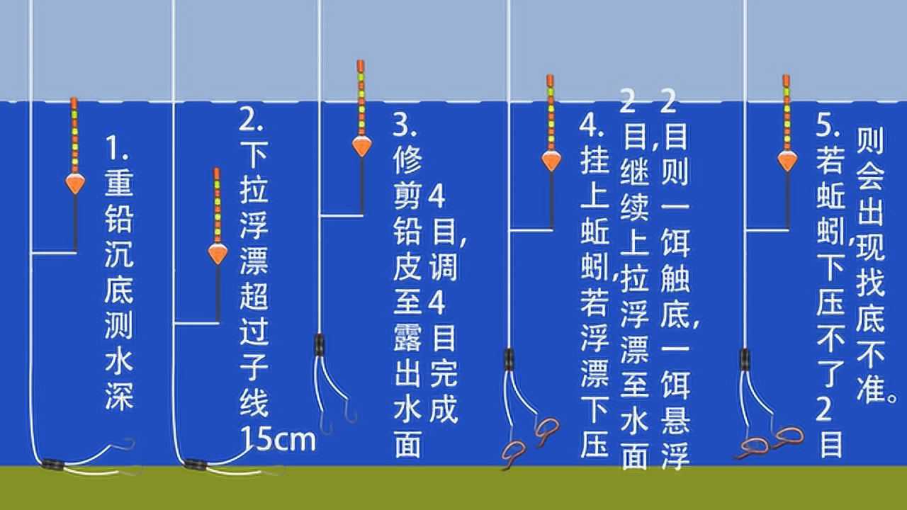蚯蚓野钓时"调四钓二"饵料无法到底怎么办?调钓目才是正确做法