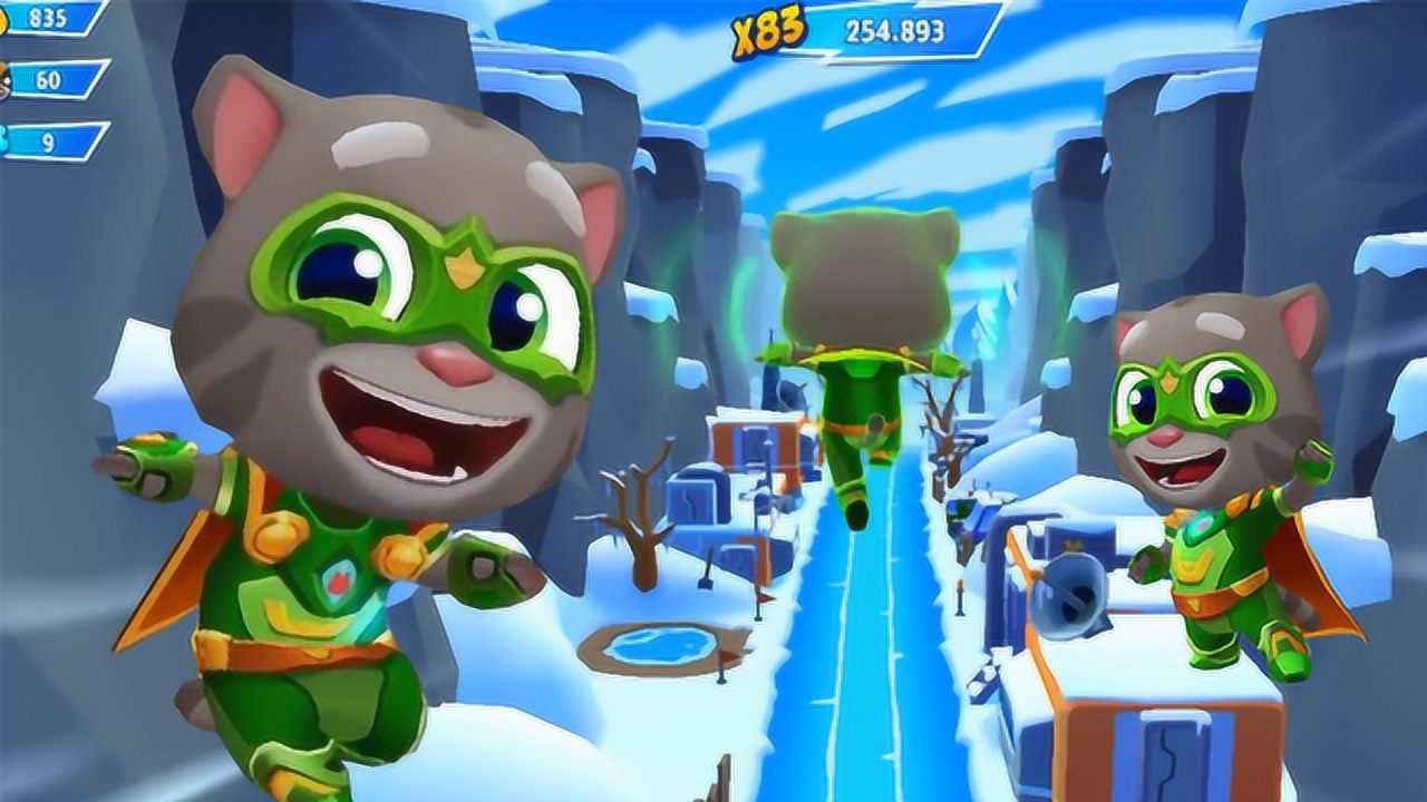 汤姆猫炫跑:汤姆猫雪中狂奔,能取到多少金币?