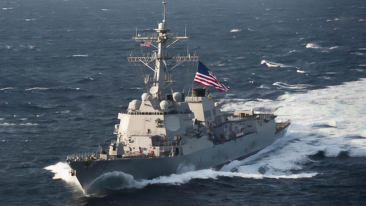 严重挑衅美军舰三度穿越台湾海峡航母战斗群赴南海军演