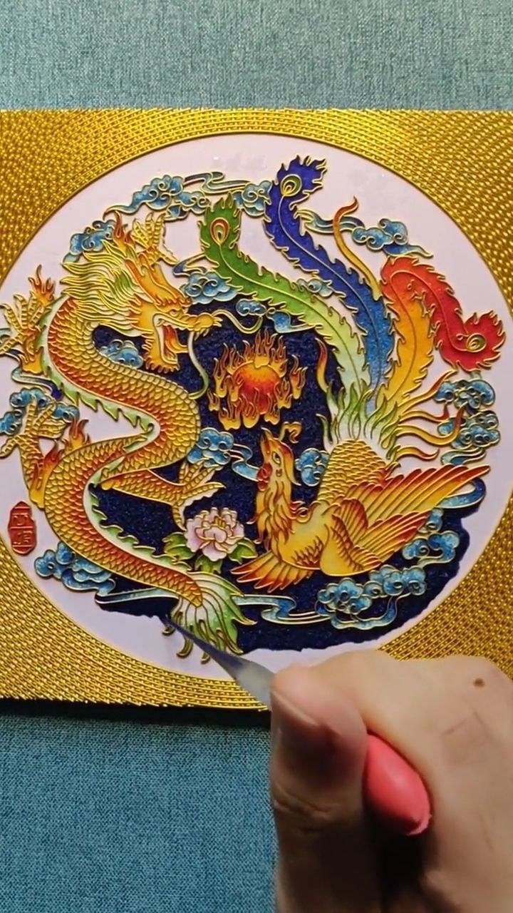 20×20龙凤呈祥,你觉得做工漂亮吗?