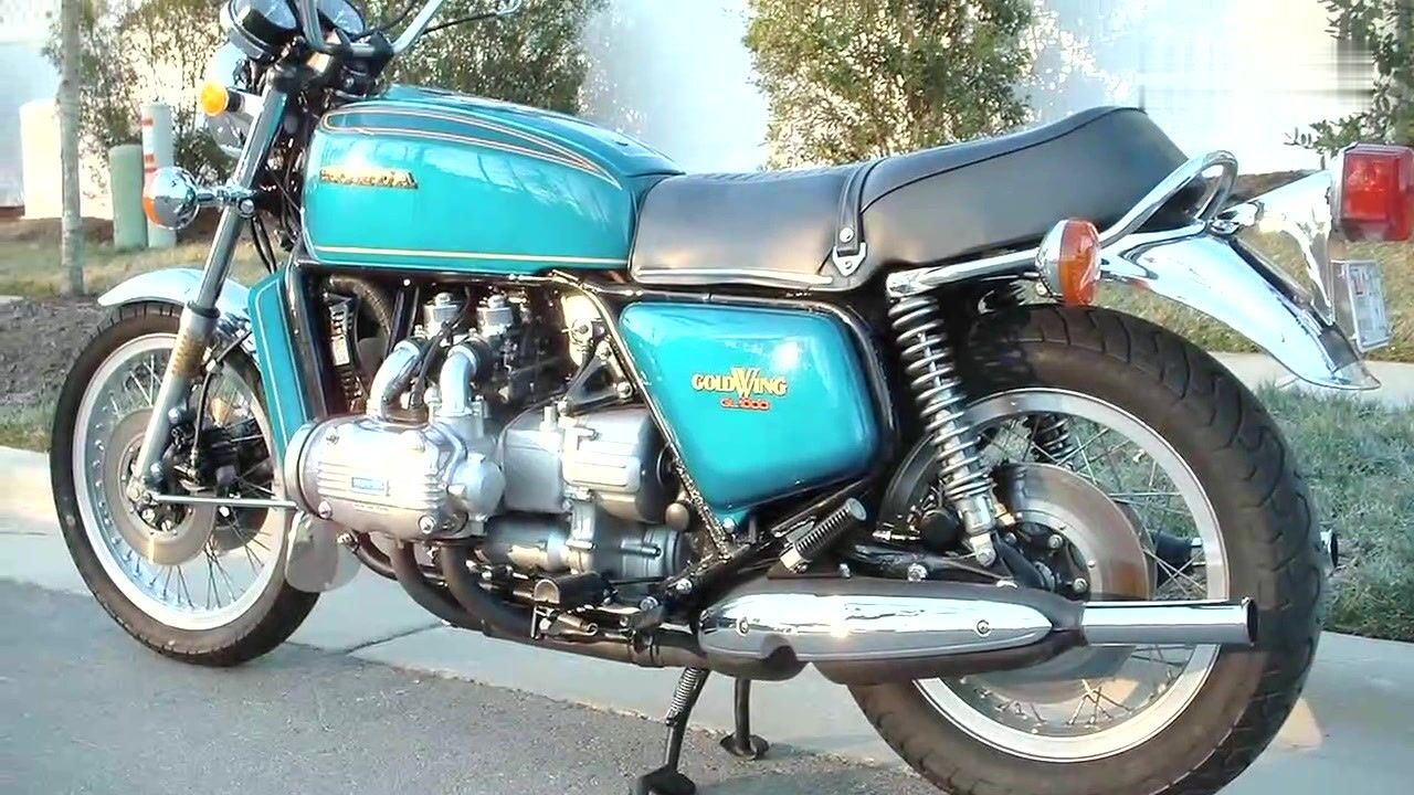 老爷子收藏了一辈子!70年代购买的本田gl1000摩托车