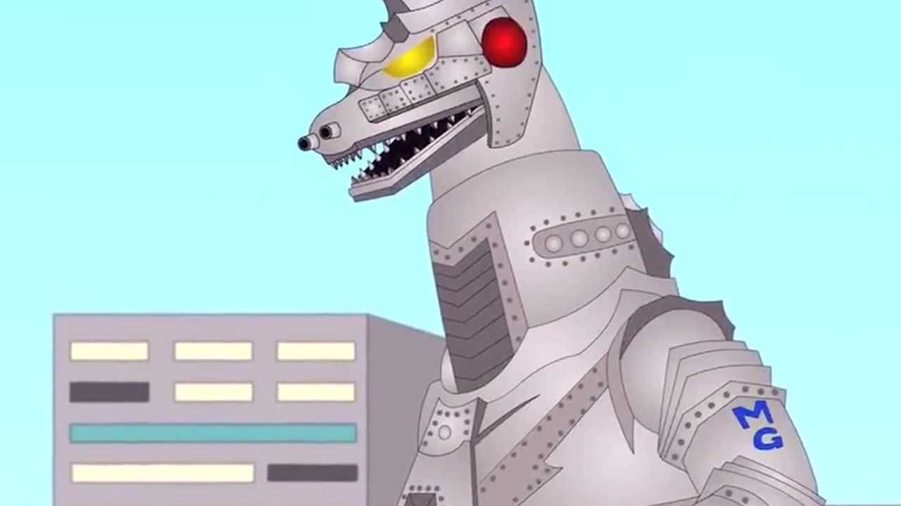 机械哥斯拉的进化1974-2018大小比较