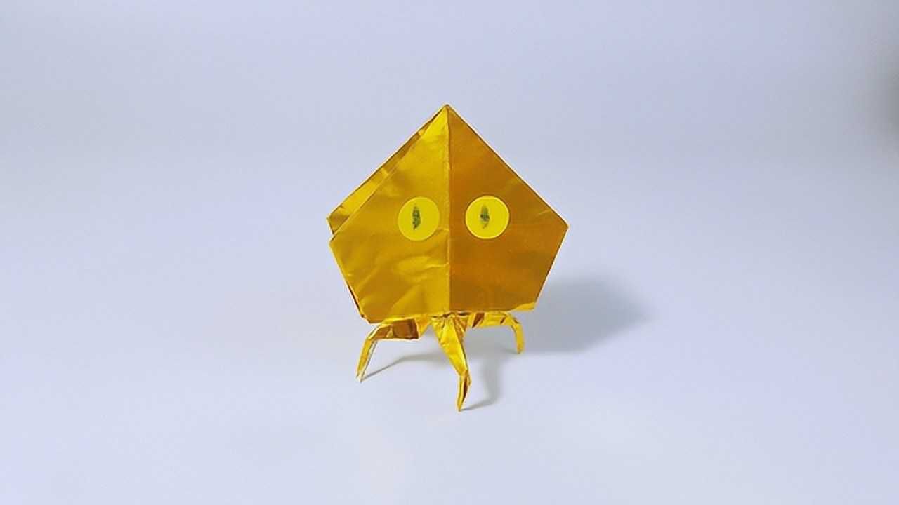 教你折纸外星人简单形象