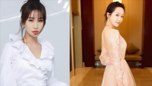 杨紫海边新写真撞脸李菲儿,拍摄表情强硬身材五五分