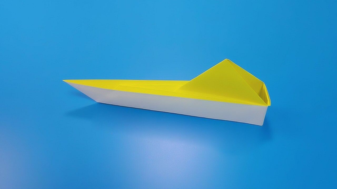 小型航空母舰怎么折图片