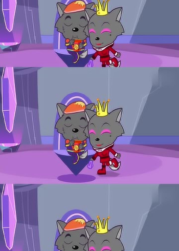 喜羊羊与灰太狼之发明大作战:红太狼开始打扫卫生