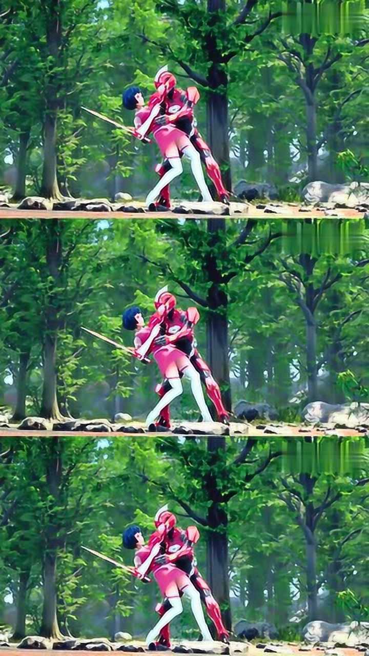 钢铁飞龙小雪突然出现敌人身后偷袭幸好炽焰及时救下小雪