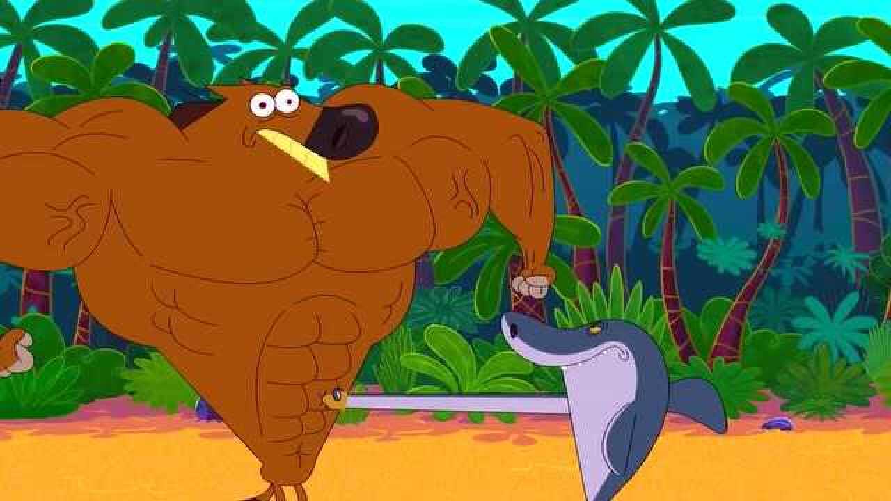 鲨鱼哥和美人鱼:鬣狗变身肌肉男被鲨鱼哥放气