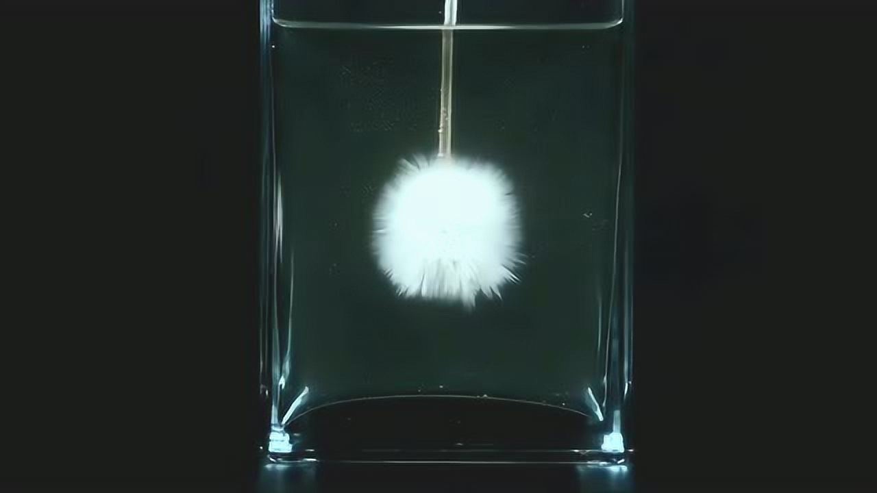 木棒吸引无数冰花,太神奇了,科学小实验.