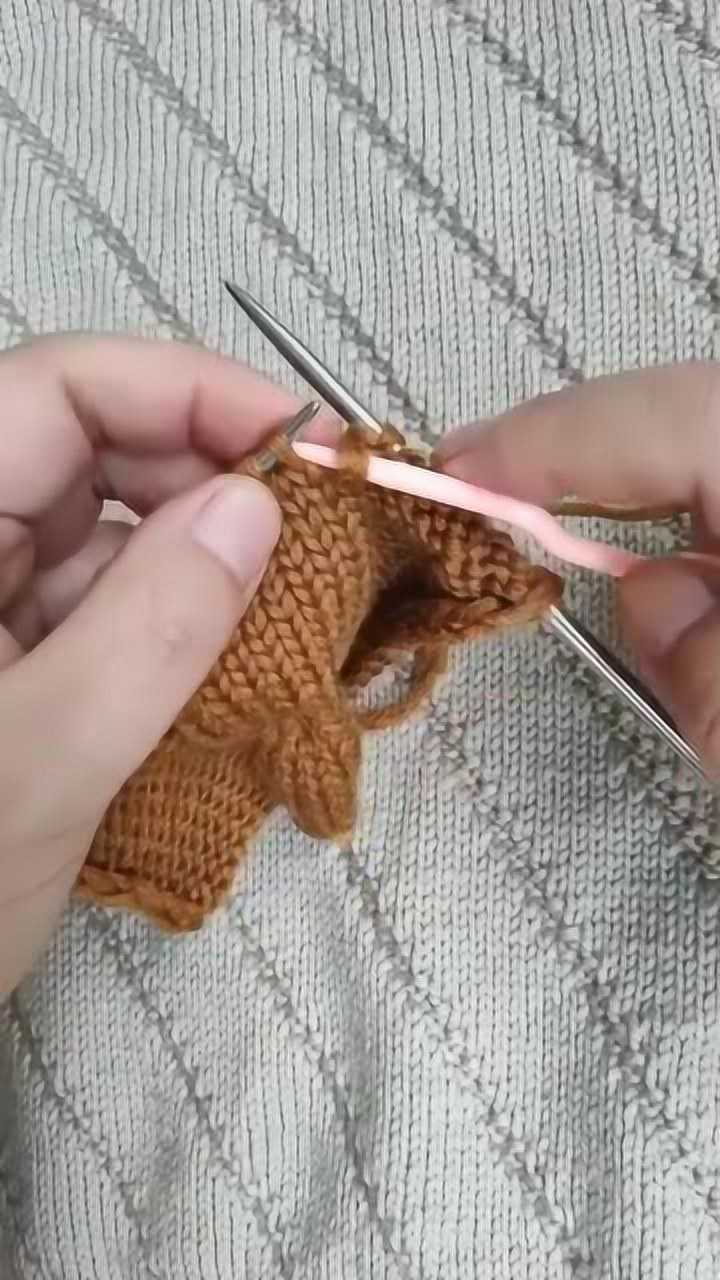 原来毛衣的九针大麻花是这样编织的,这手法,我是学不会了!