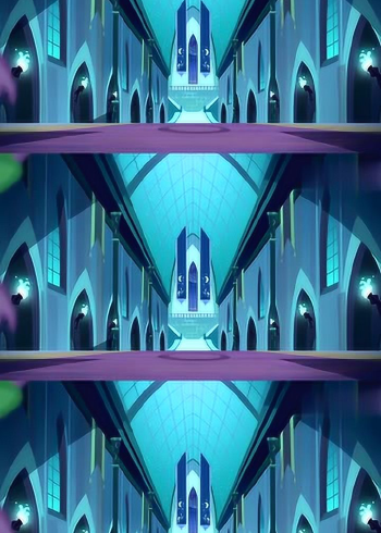 小马宝莉:紫悦和穗龙进入宇宙公主的城堡,看到了珍奇