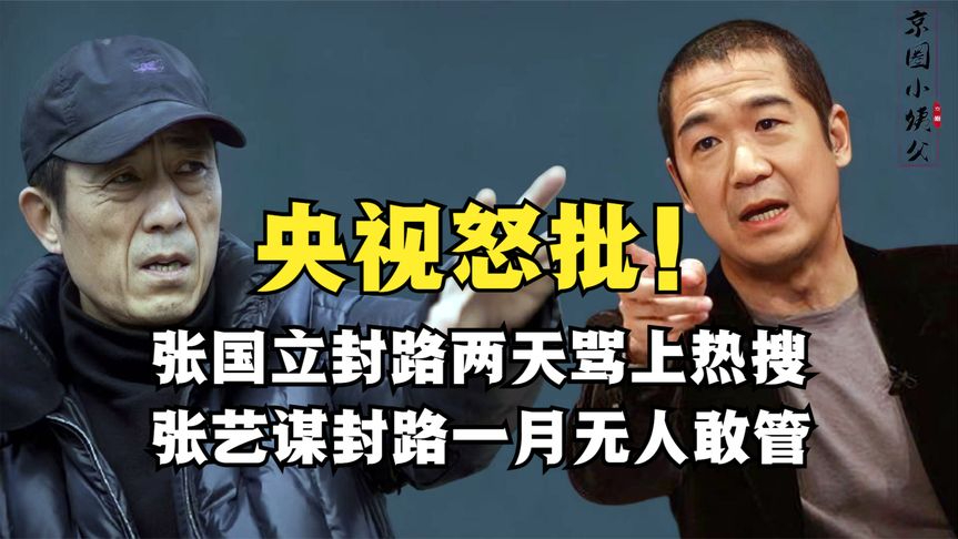 央视辣评张国立封路,竟意外引出张艺谋丑事,难怪被说选错了主角