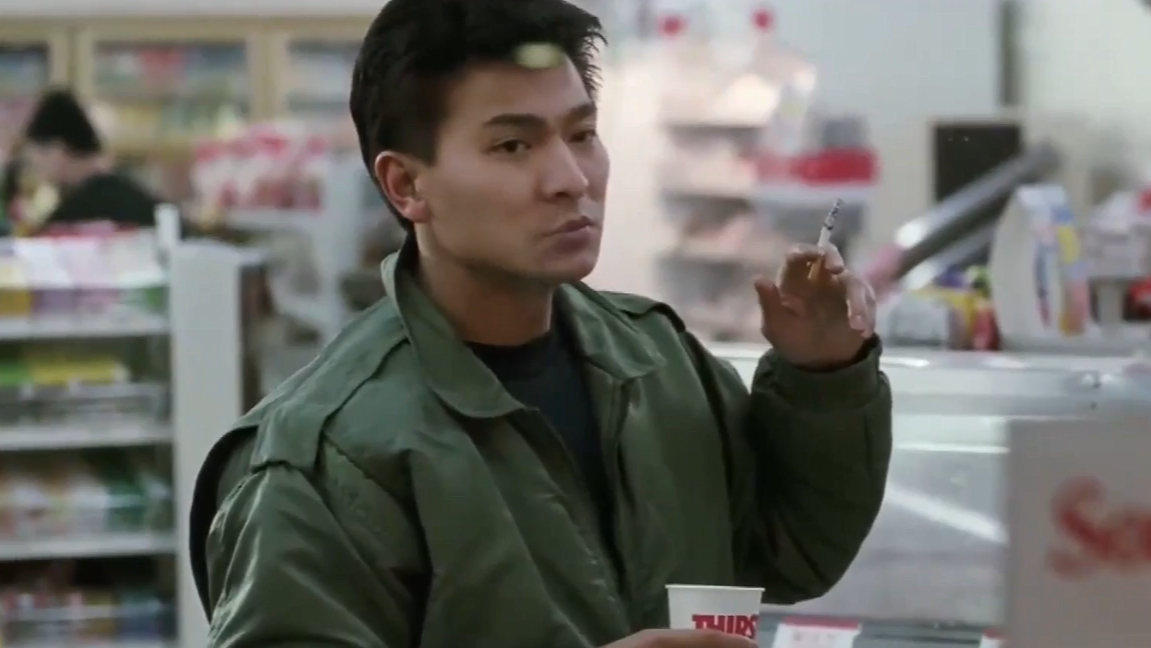 抽华子我只服刘德华,这姿势连史泰龙都模仿过,太过瘾