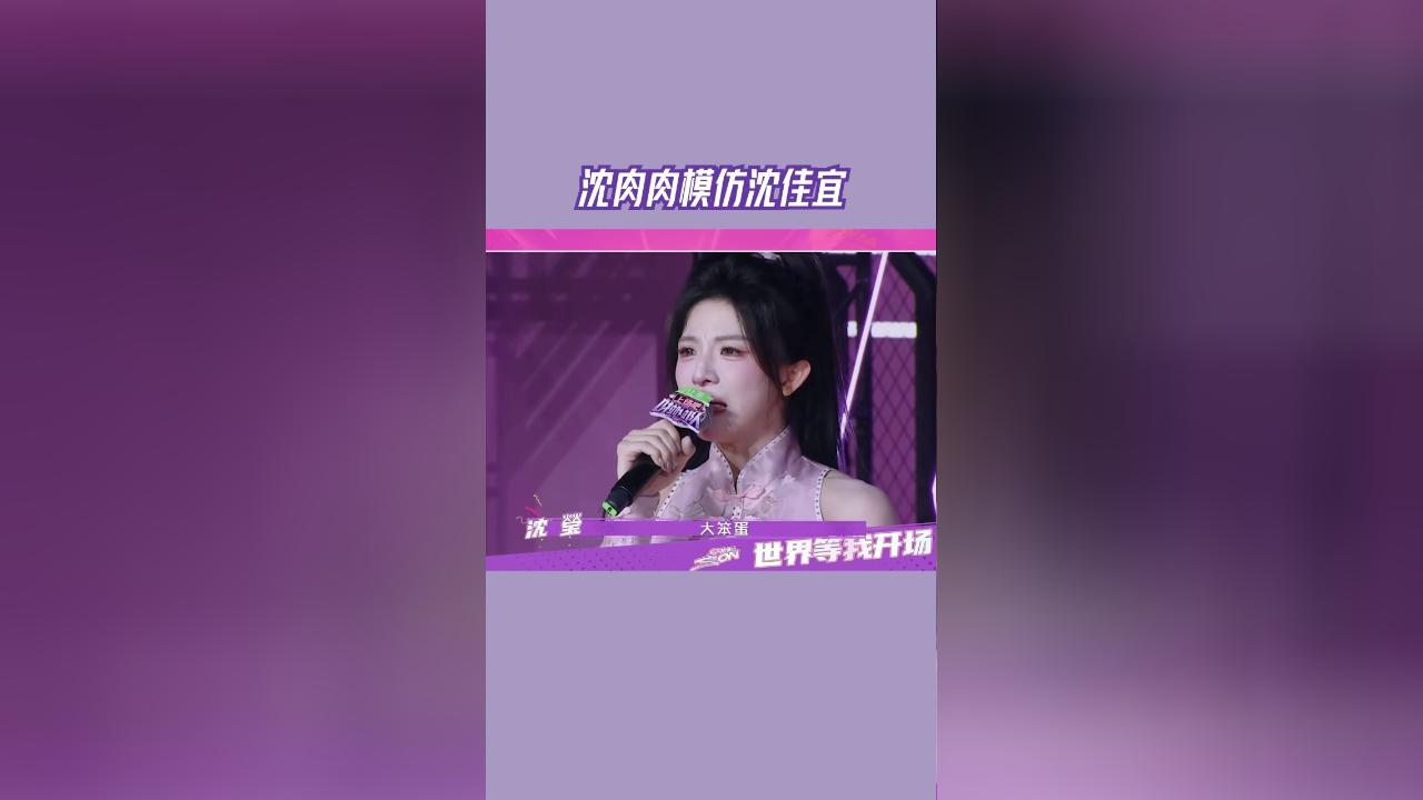 沈肉肉模仿沈佳宜