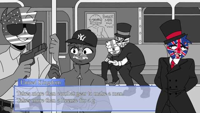 [Countryhumans] Englishman In New York Complete Visual Novel MAP