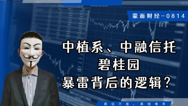 中植系、中融信托、碧桂园暴雷背后的逻辑?