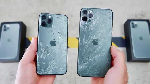 iPhone 11的玻璃足够坚固吗?小伙摔手机测试,真厉害!