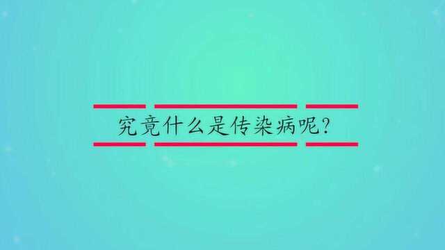 究竟什么是传染病呢?