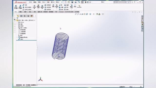 巧用solidworks绘制弹簧与放样凸台