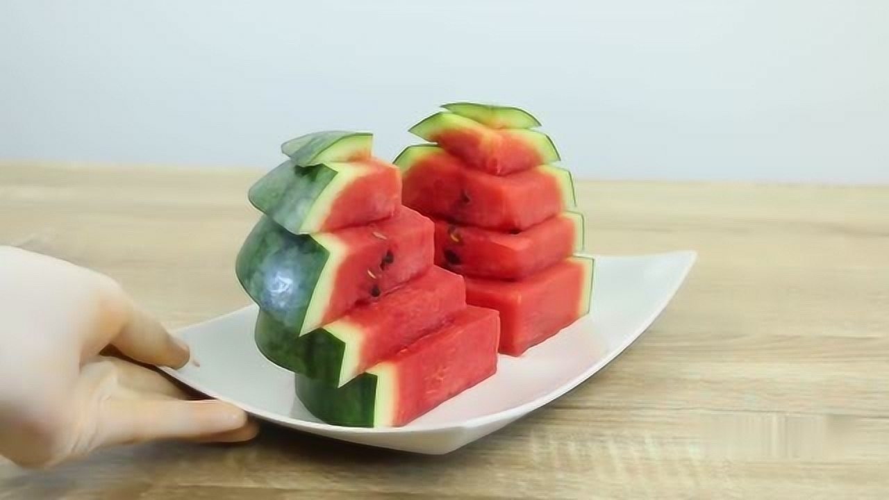 13款简单的切西瓜方法和摆盘保证你一看就会赶紧收藏起来吧
