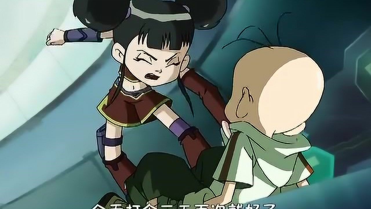 三毛历险记:小魔女练功拿三毛当沙包,三毛后知后觉挡下所有攻击_高清