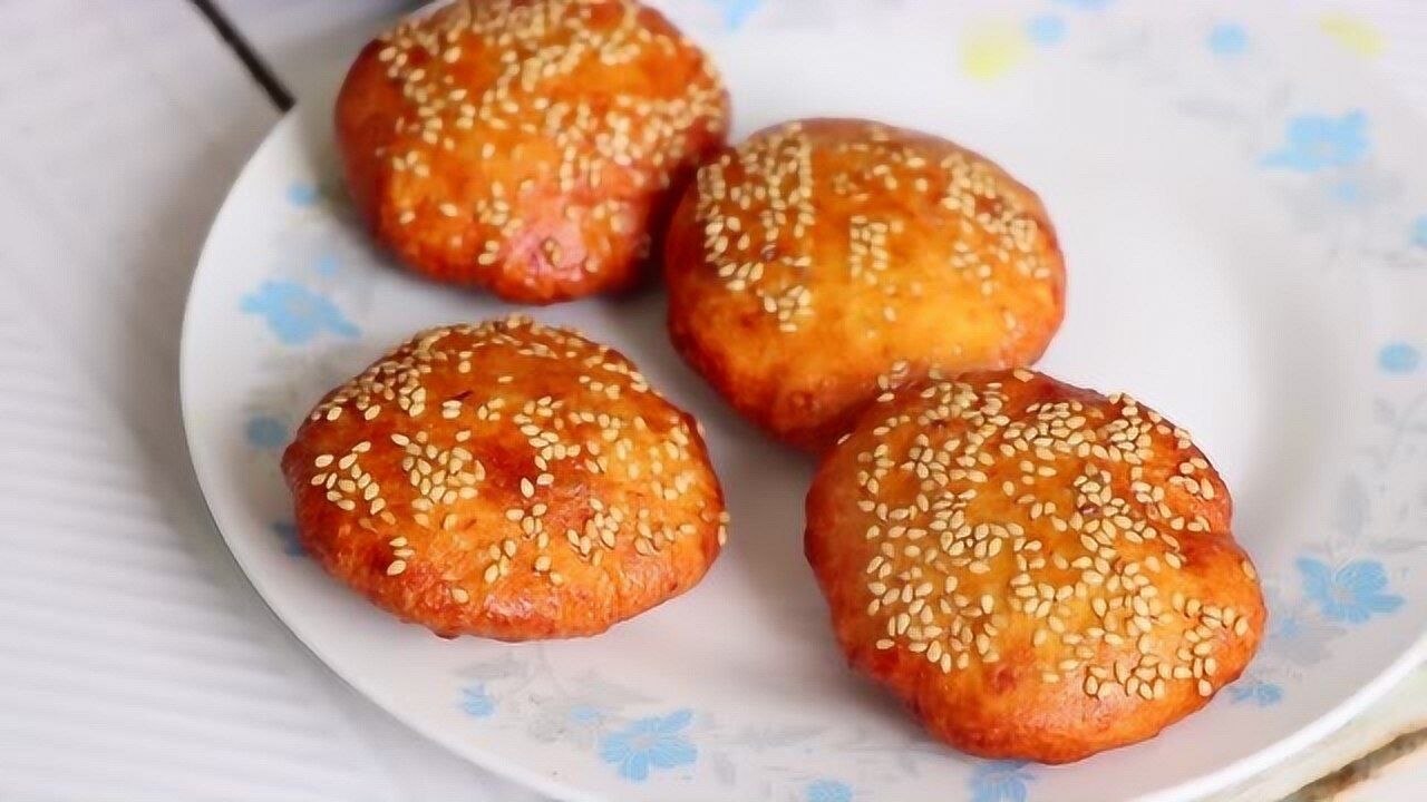 红薯糖糕最好吃的做法!教你一招,外酥里软,香甜可口!