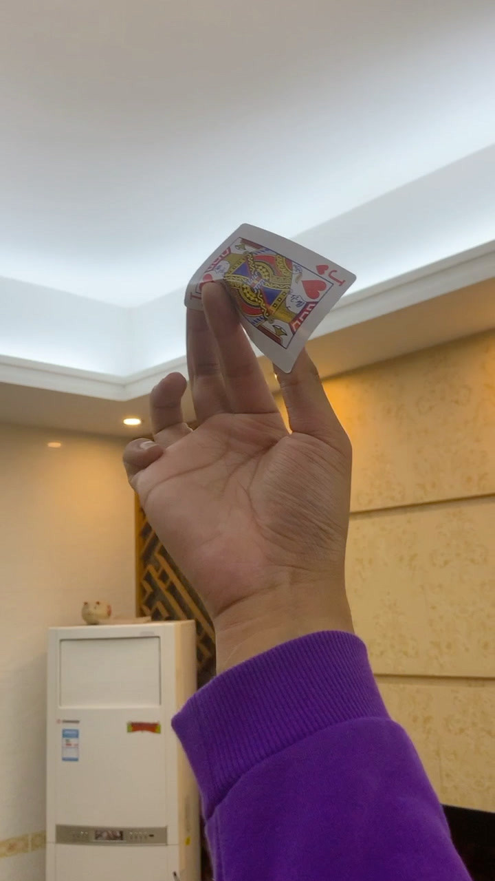 单手飞牌详细教学