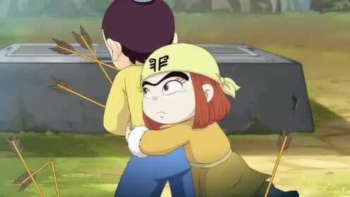 乌龙院之活宝传奇 第二季 乱箭齐射,小师弟为救艾飞,自己身负重伤