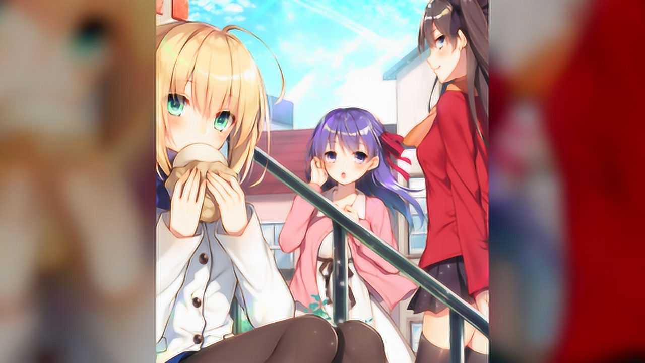 二次元高清壁纸甜甜的闺蜜情