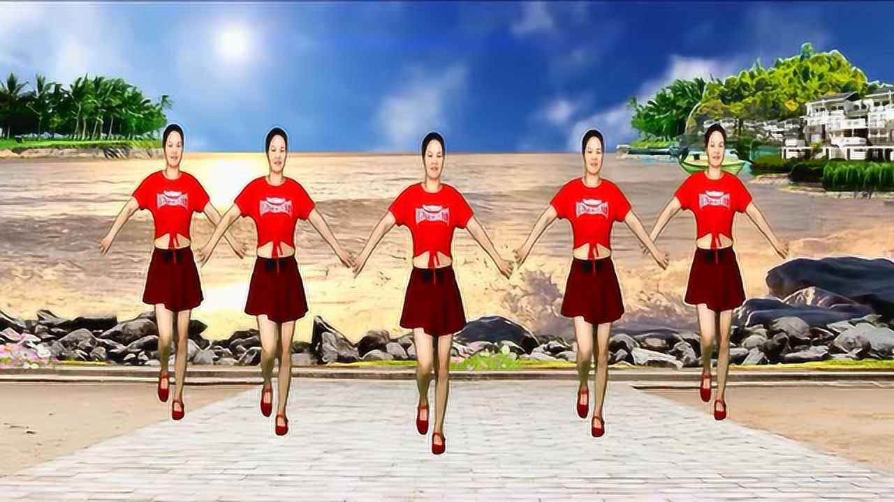 怀旧老歌广场舞外婆的澎湖湾清脆的歌声勾起了多少美好回忆