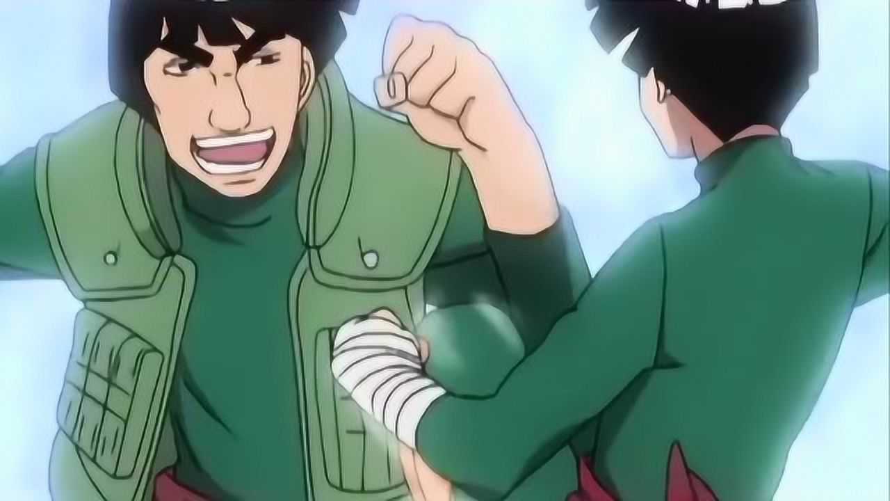 小李与凯八门对决,凯:这要是卡卡西的木桩,我直接开死门!