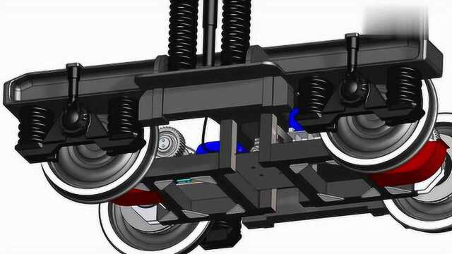 机车转向架核心结构!