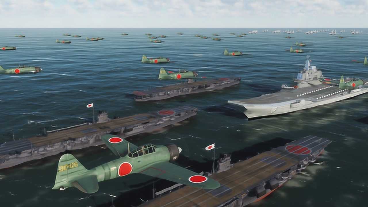 当辽宁号航母回到二战遭遇日军4艘航母围攻会怎样战役模拟