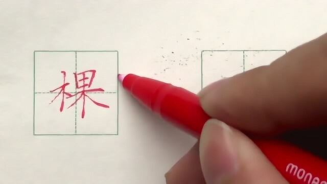 部编版小学二年级上册生字:棵