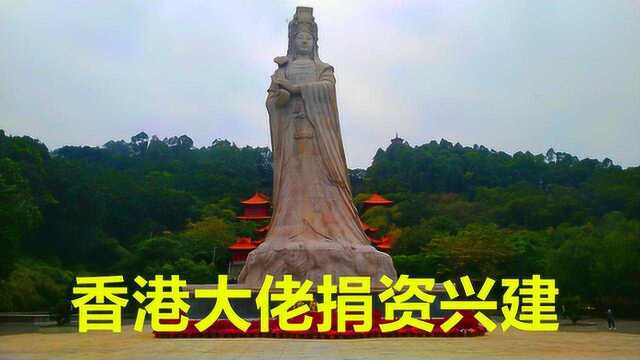 广州最大的妈祖雕像,由大佬霍英东捐资兴建,保佑着人民风调雨顺