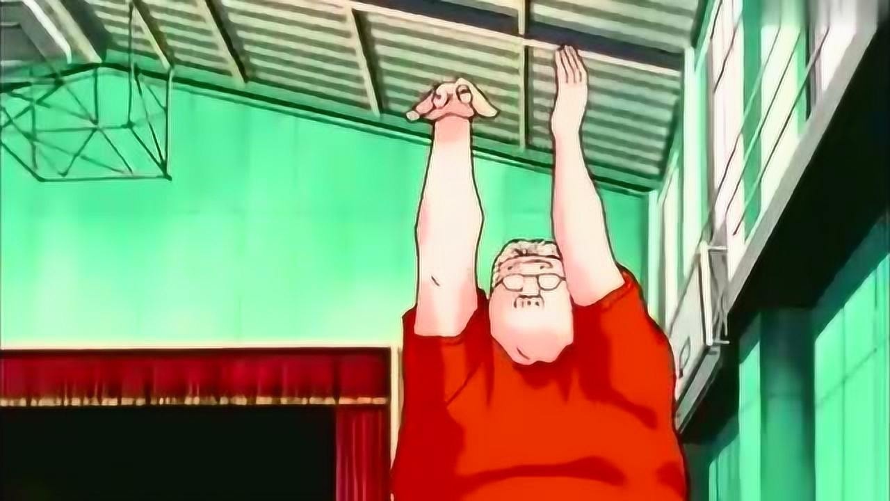 灌篮高手:投篮比赛,樱木花道vs安西教练,樱木惨败