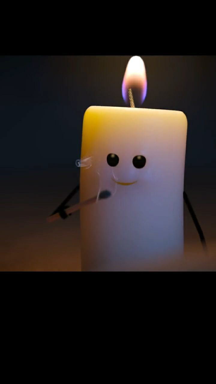 蜡烛燃烧自己,照亮别人!