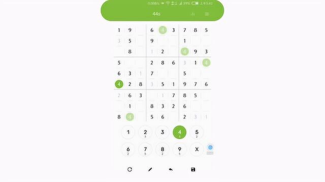 数独:纪录85秒简单模式六