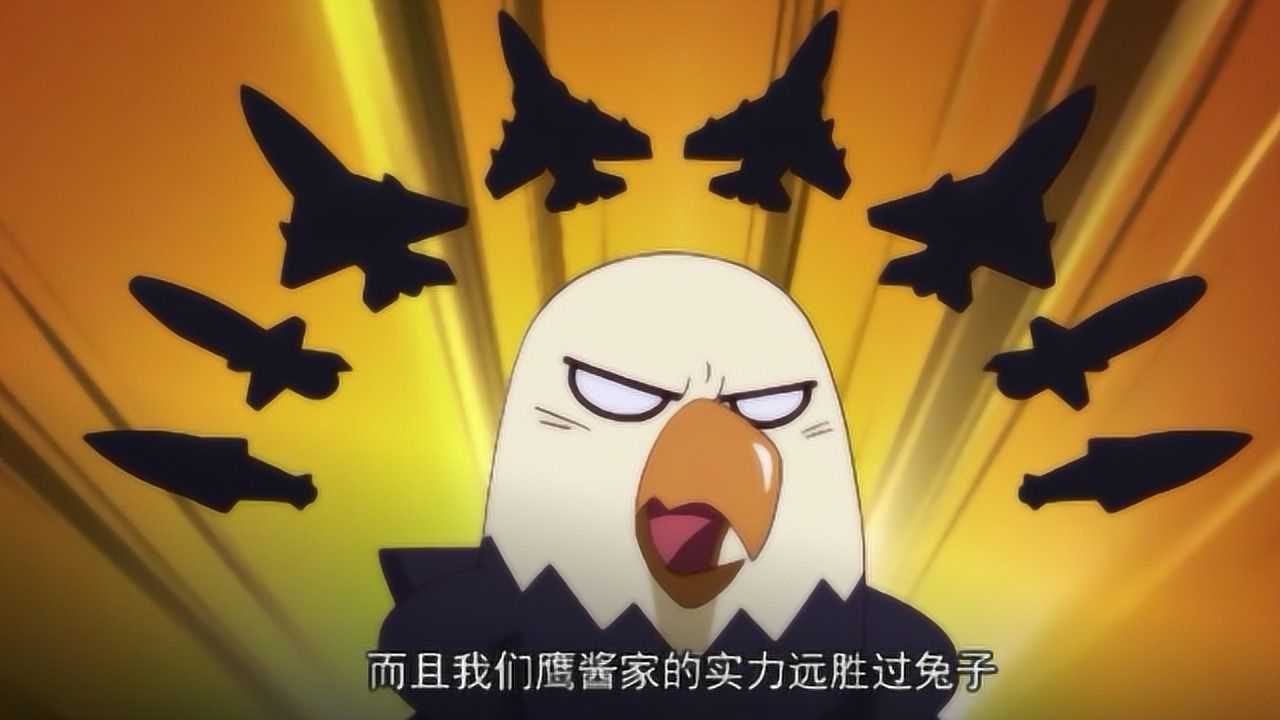那年那兔那些事看到兔子来势汹汹直逼过来老鹰决定要出绝招了