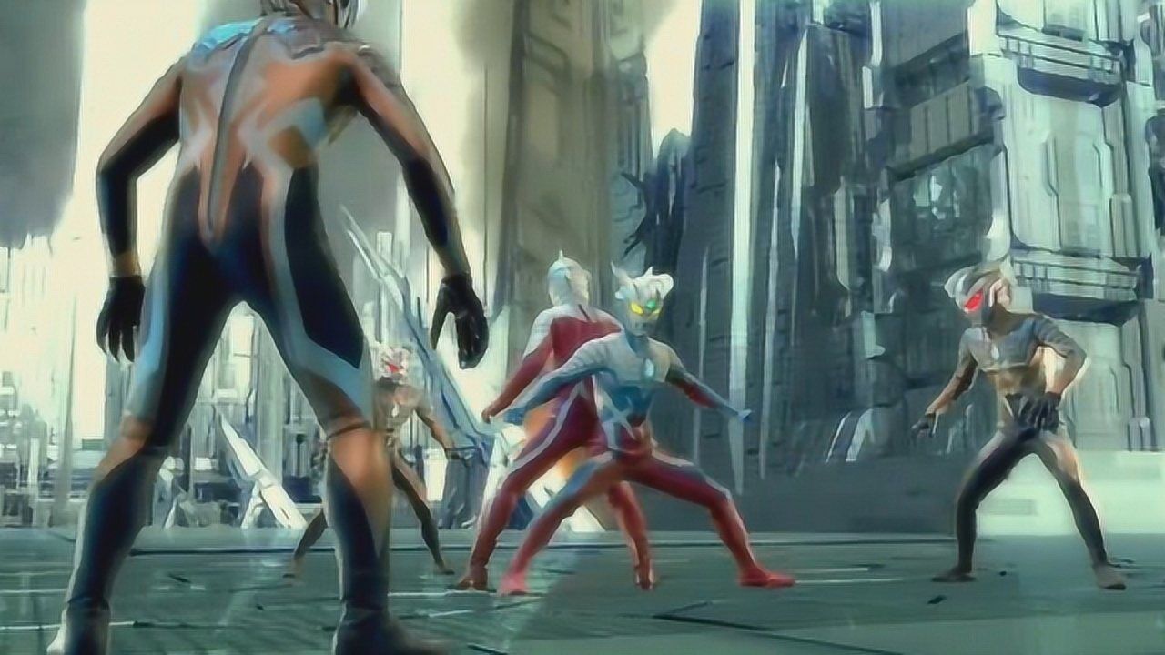 赛罗奥特曼剧场版三大黑暗独眼巨人袭击光之国赛罗与赛文共同抵抗