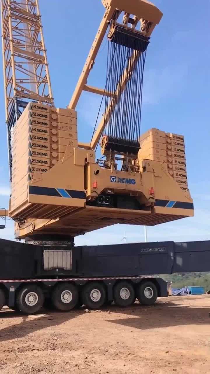 超大型吊车,徐工800吨全地面起重机,国之重器