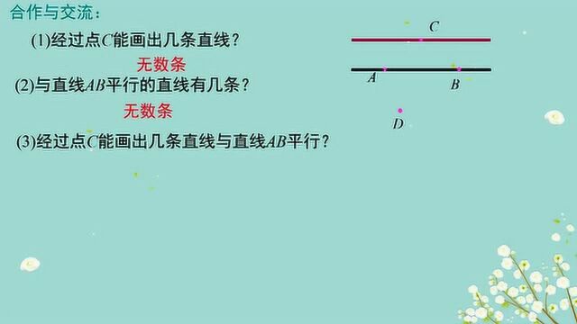 4 初一 数学 第5章2.1 5.2.1平行线视频