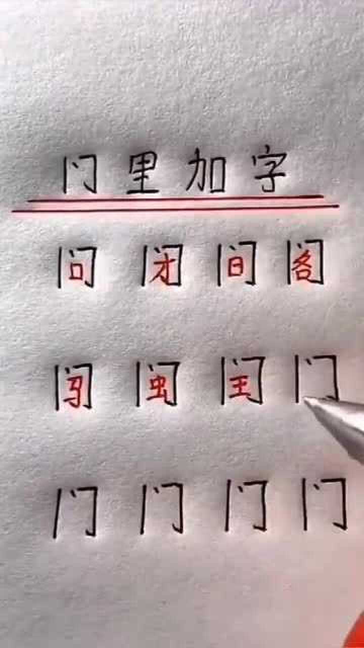 門字裡面加字你知道的字還有哪些