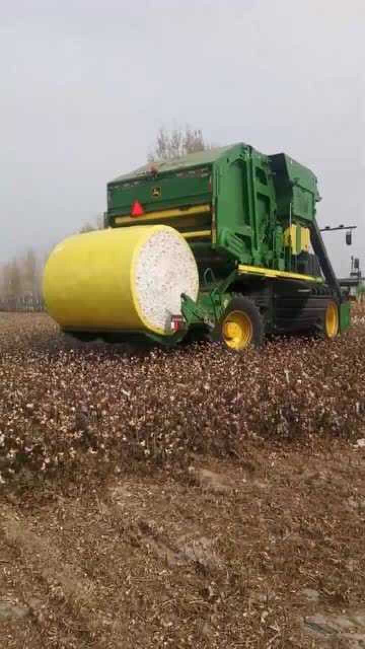 新疆自动收棉花机真先进让人大开眼界