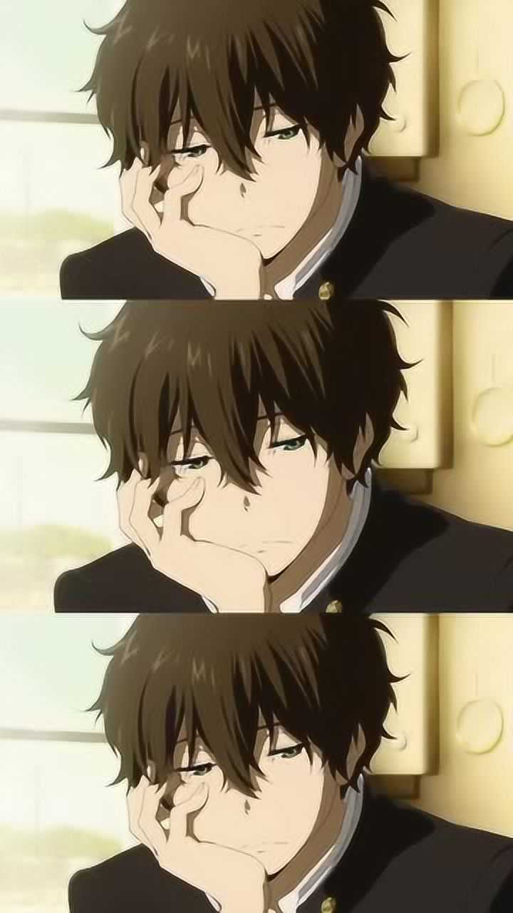 冰菓折木奉太郎就是那种看见老婆是心动加害羞