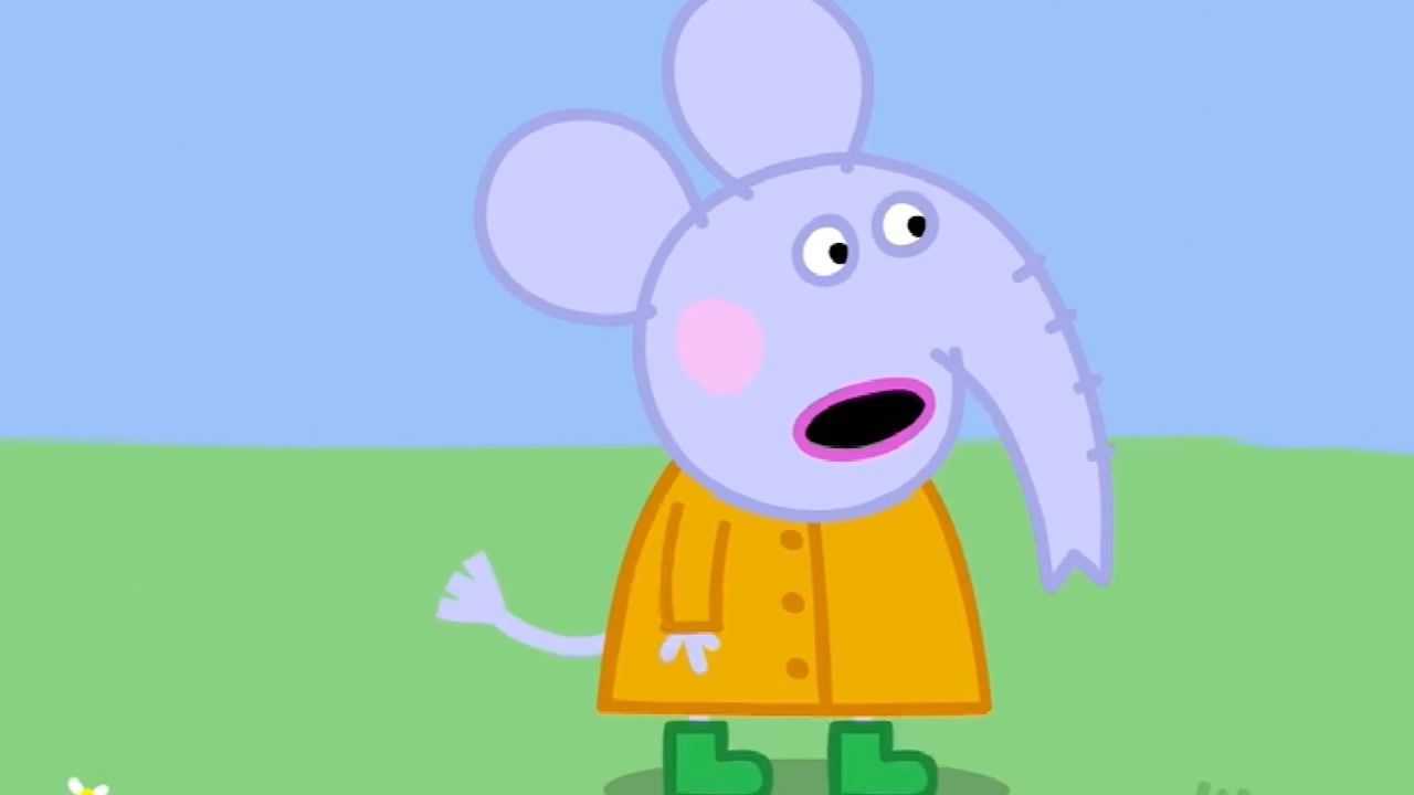 小猪佩奇-小象艾米莉找佩奇玩了,小朋友们,你们喜欢她吗?