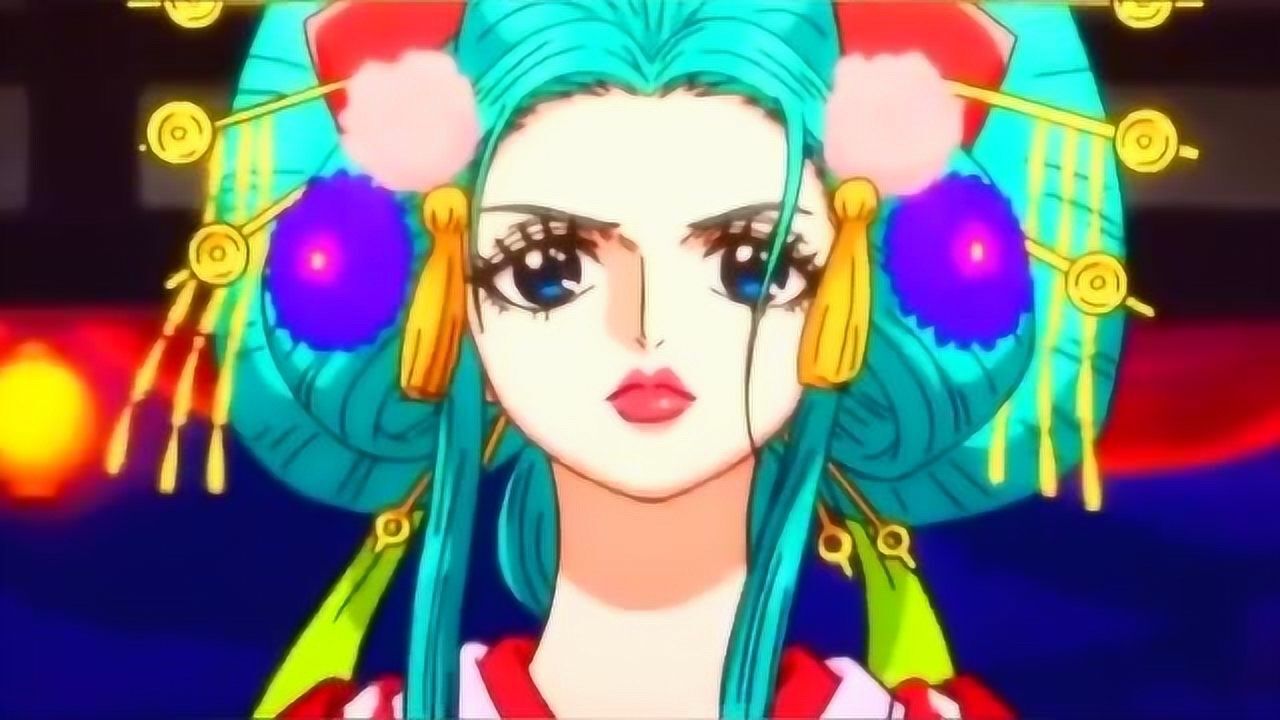 海贼王阿紫为了保护孩子怒扇和之国天皇