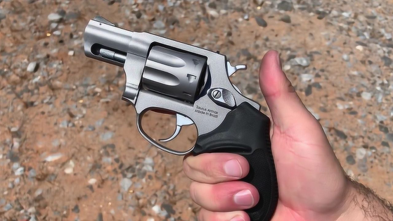 发射22lr口径弹药的左轮手枪转鼓式弹仓供弹8发威力不能小看