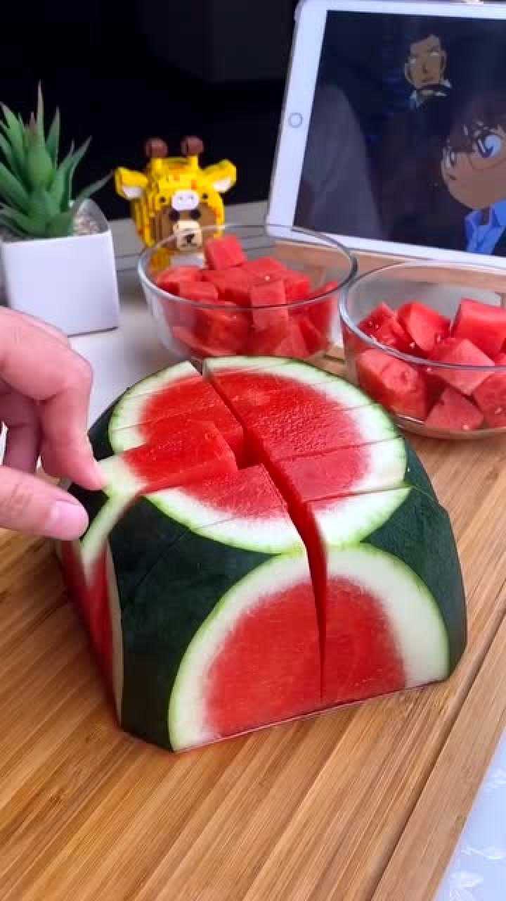 花式切西瓜,让你的夏天不一般,吃的洋气!