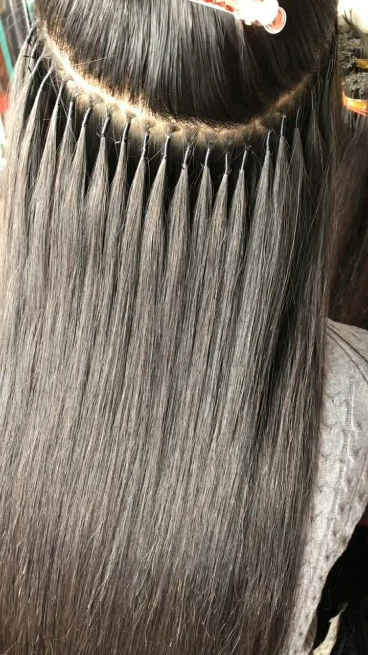 最经典的水晶线接发,可以反复使用的一款接发